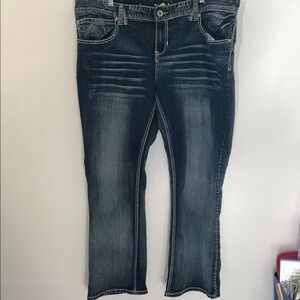 Dark Wash Maurice’s Jeans - Classic Straight Fit size 22R